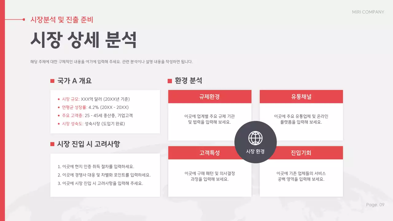 빨강 모던 비즈니스 전략 제안서