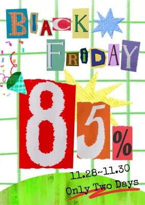 colorful retro sale promotion