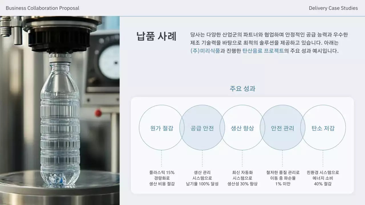 하늘색 모던 패키징 제안서