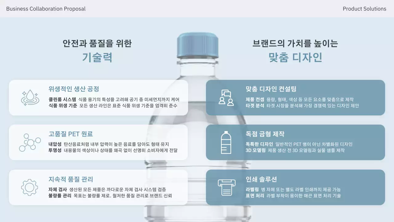 하늘색 모던 패키징 제안서