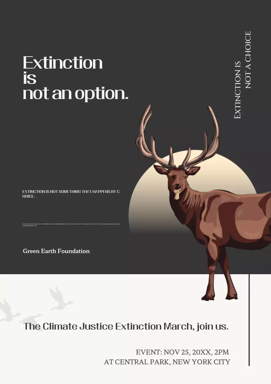 Chiến dịch bảo vệ môi trường Brown Vintage