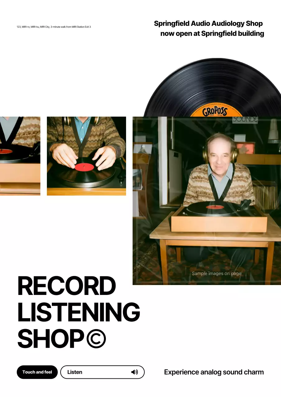 Quảng cáo nhạc cổ điển màu be