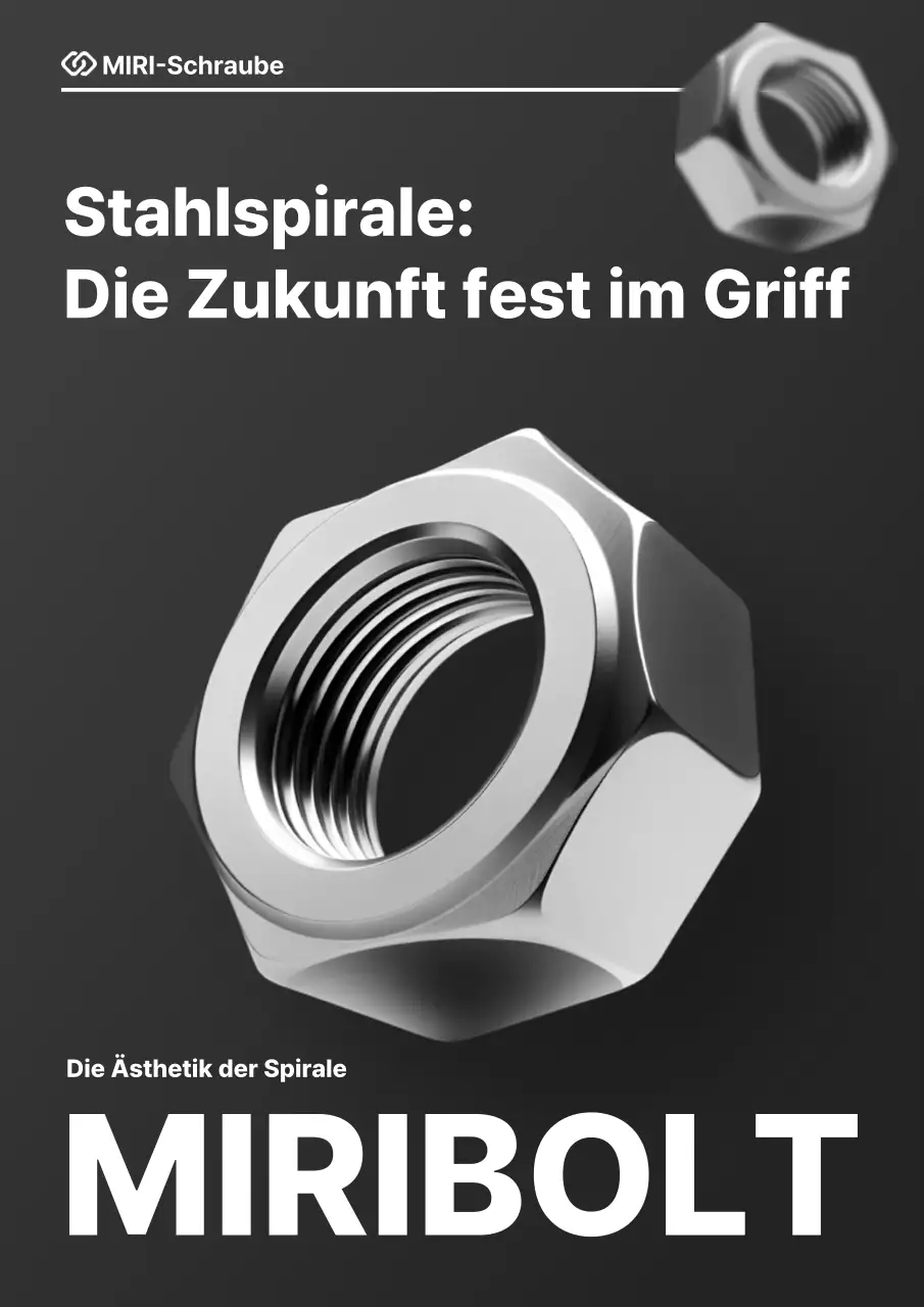 Schwarze moderne Industriewerbung