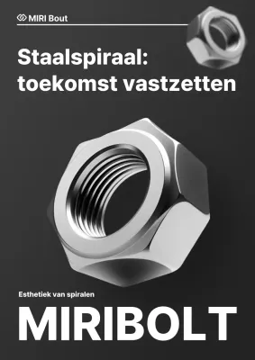 Zwarte moderne industriële reclame