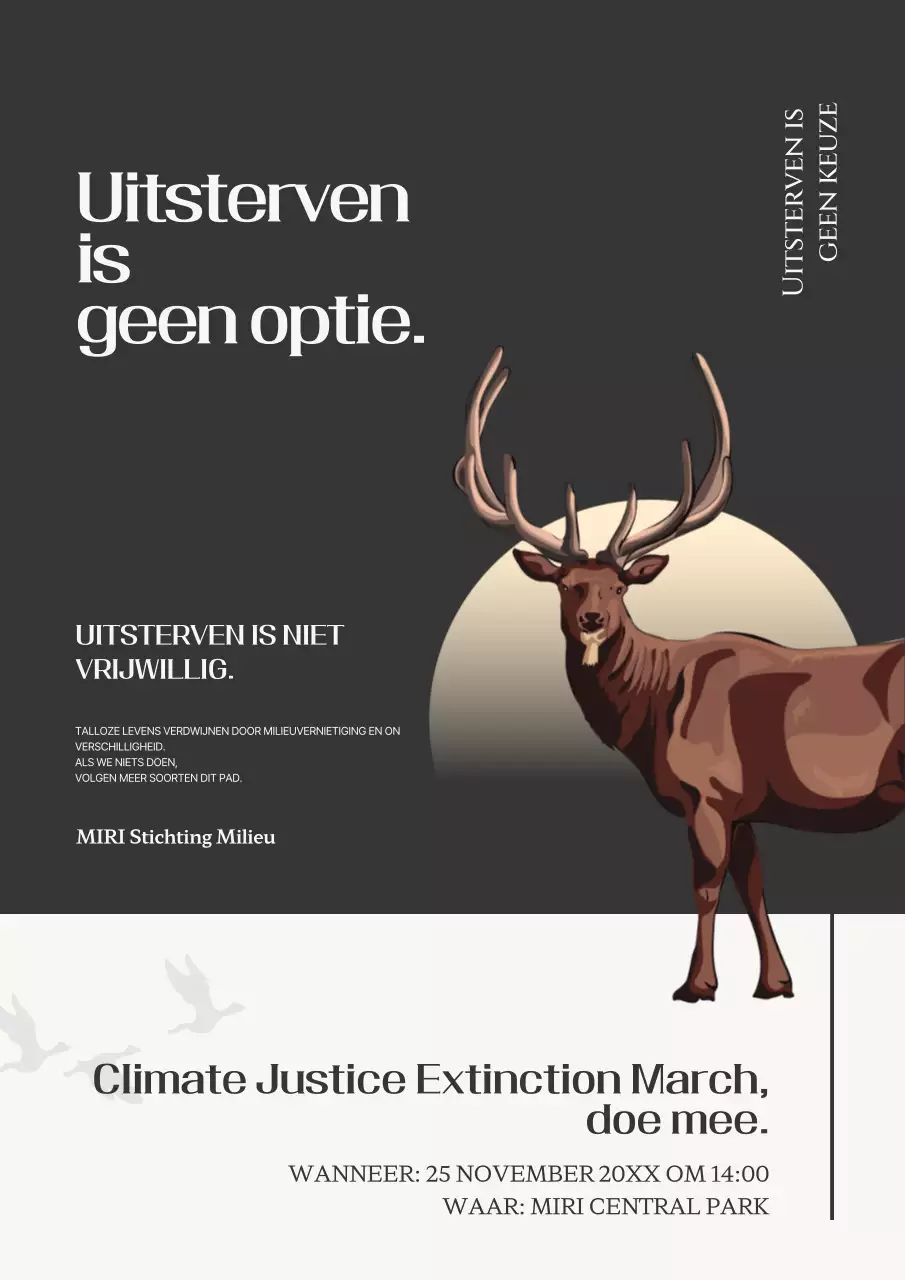 Brown Vintage Milieucampagne