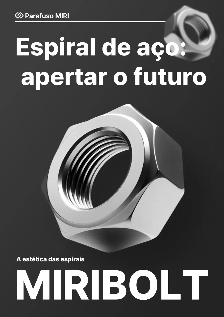 Publicidade Industrial Moderna em Preto