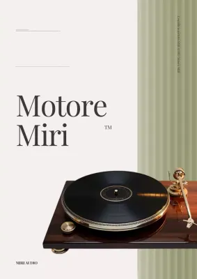 Pubblicità audio classica beige