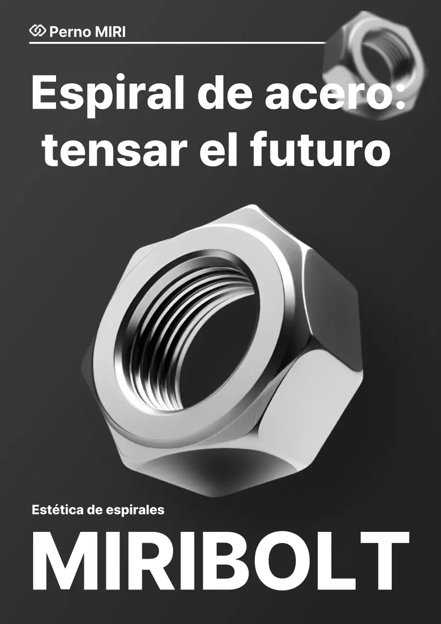 Publicidad industrial moderna en negro