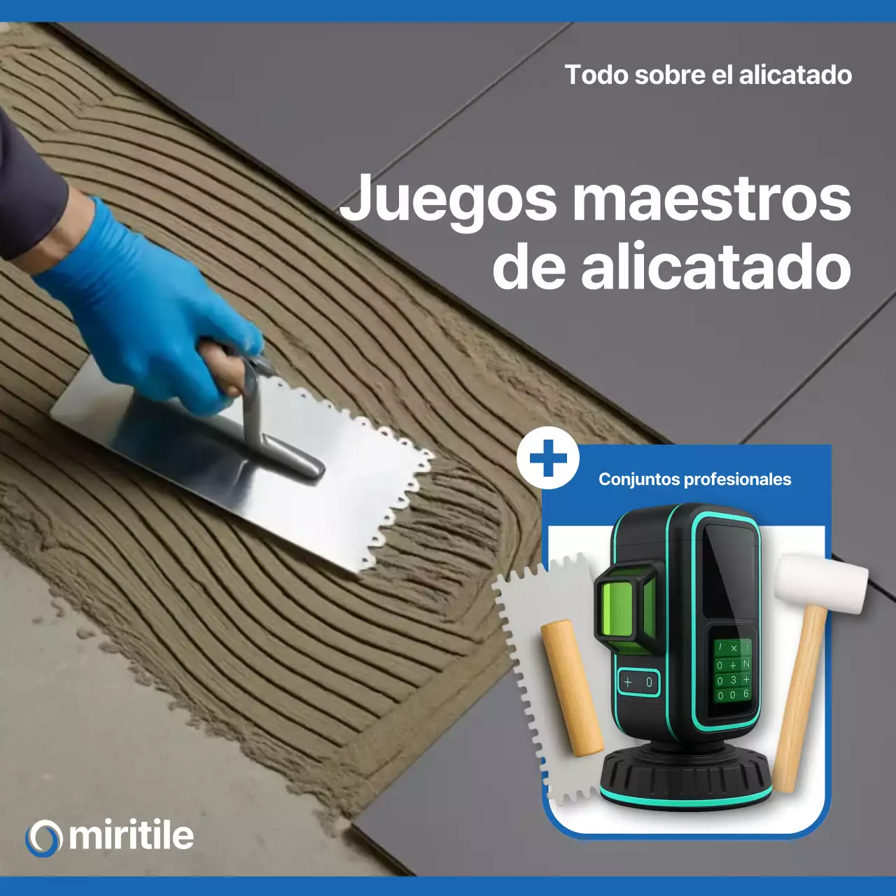 Promoción de productos arquitectónicos sencillos en gris