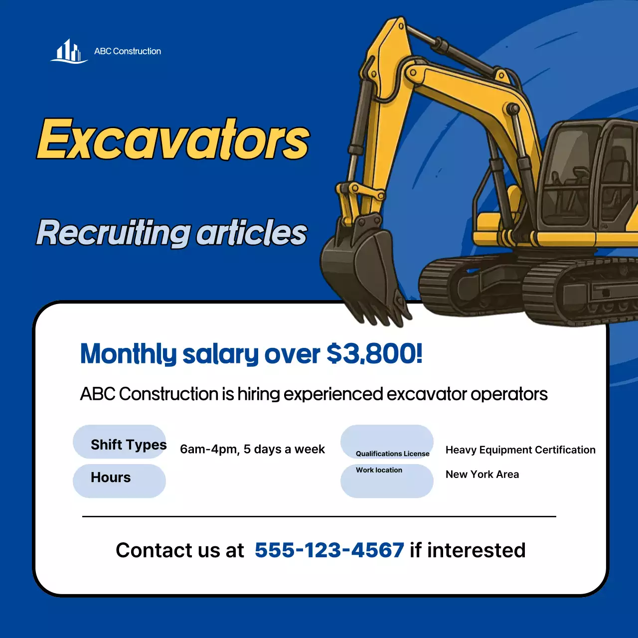 Rekrutmen Modern Biru