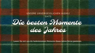 Weihnachtsankündigung von Plaid Vintage Moments