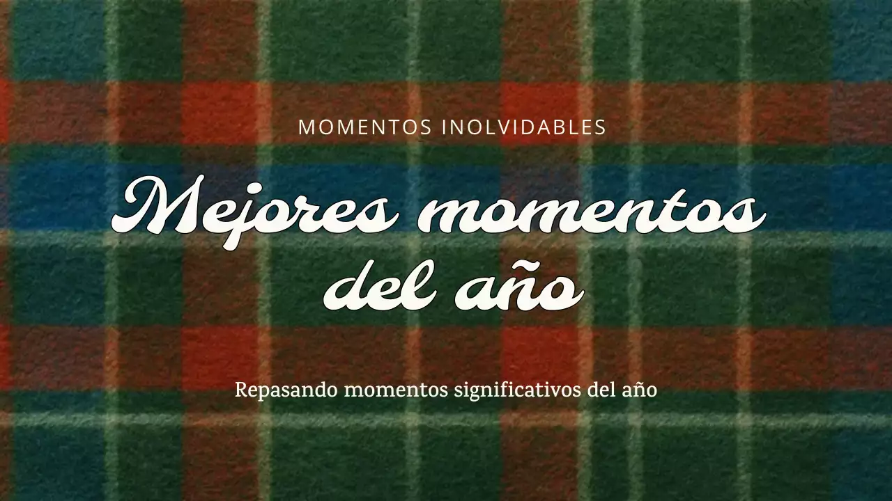 Anuncio navideño de Plaid Vintage Moments