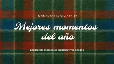 Anuncio navideño de Plaid Vintage Moments