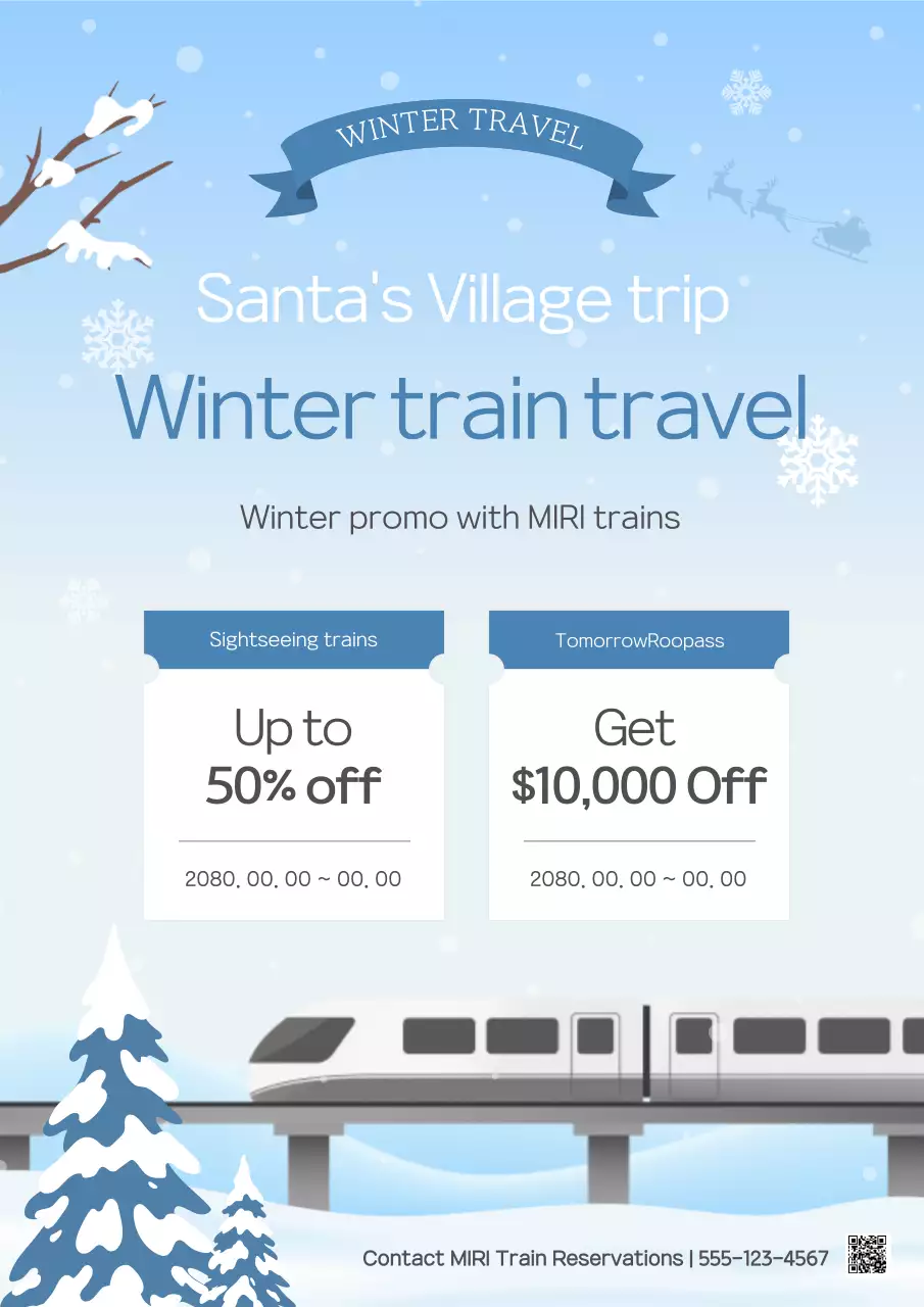 Khuyến mãi du lịch mùa đông đơn giản Sky Blue