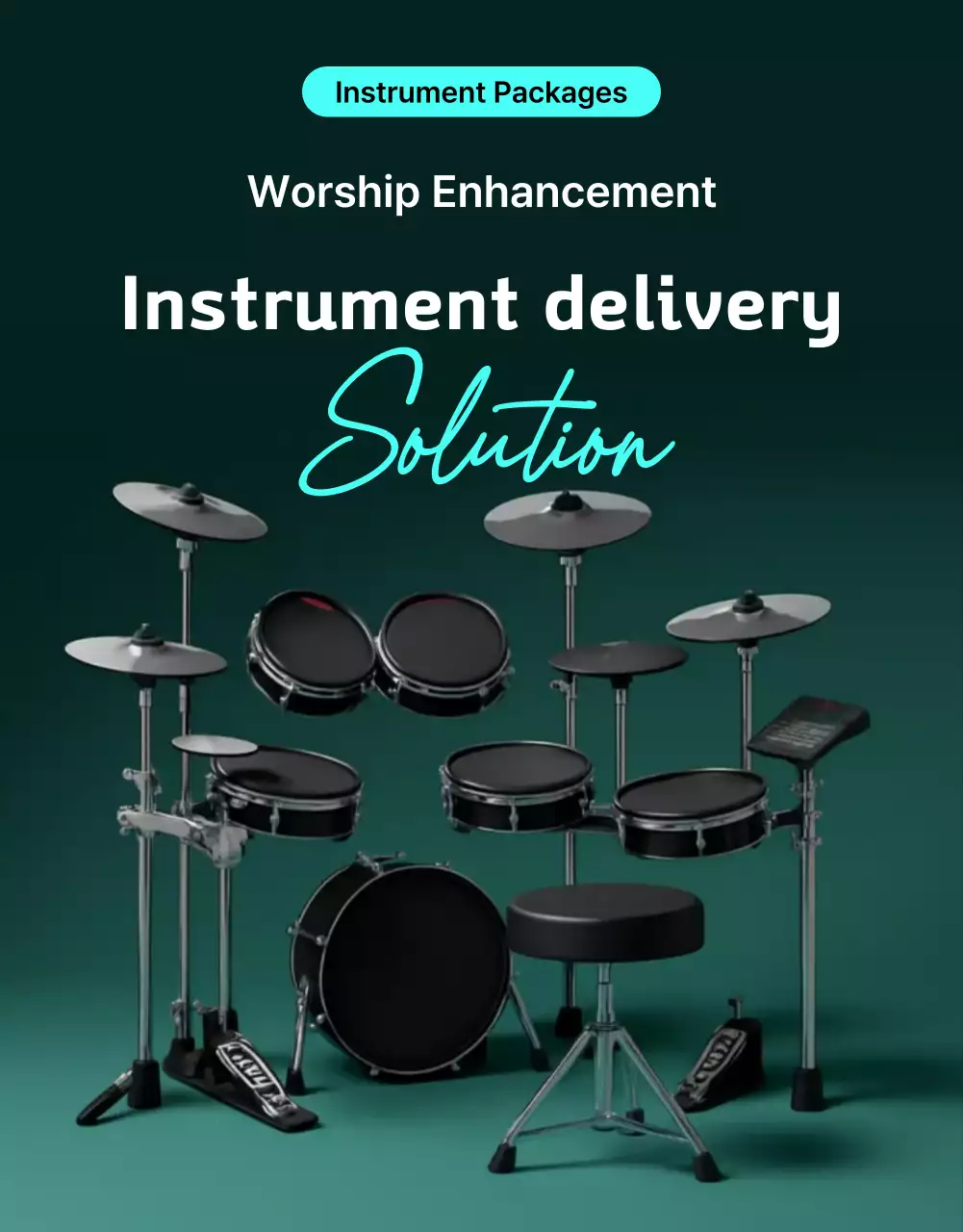 Green Modern Music Equipment Guide