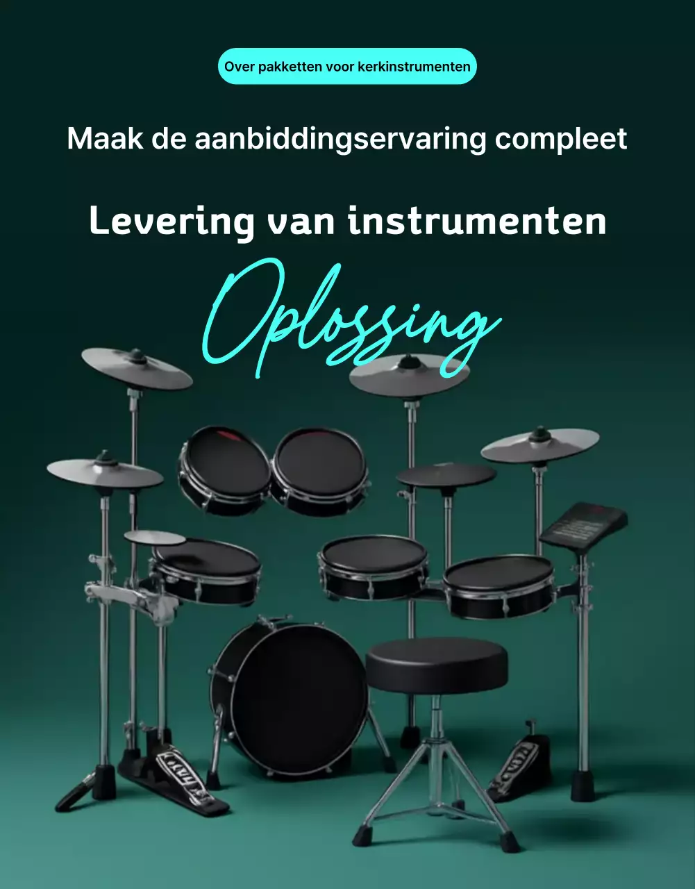 Gids voor groene moderne muziekapparatuur