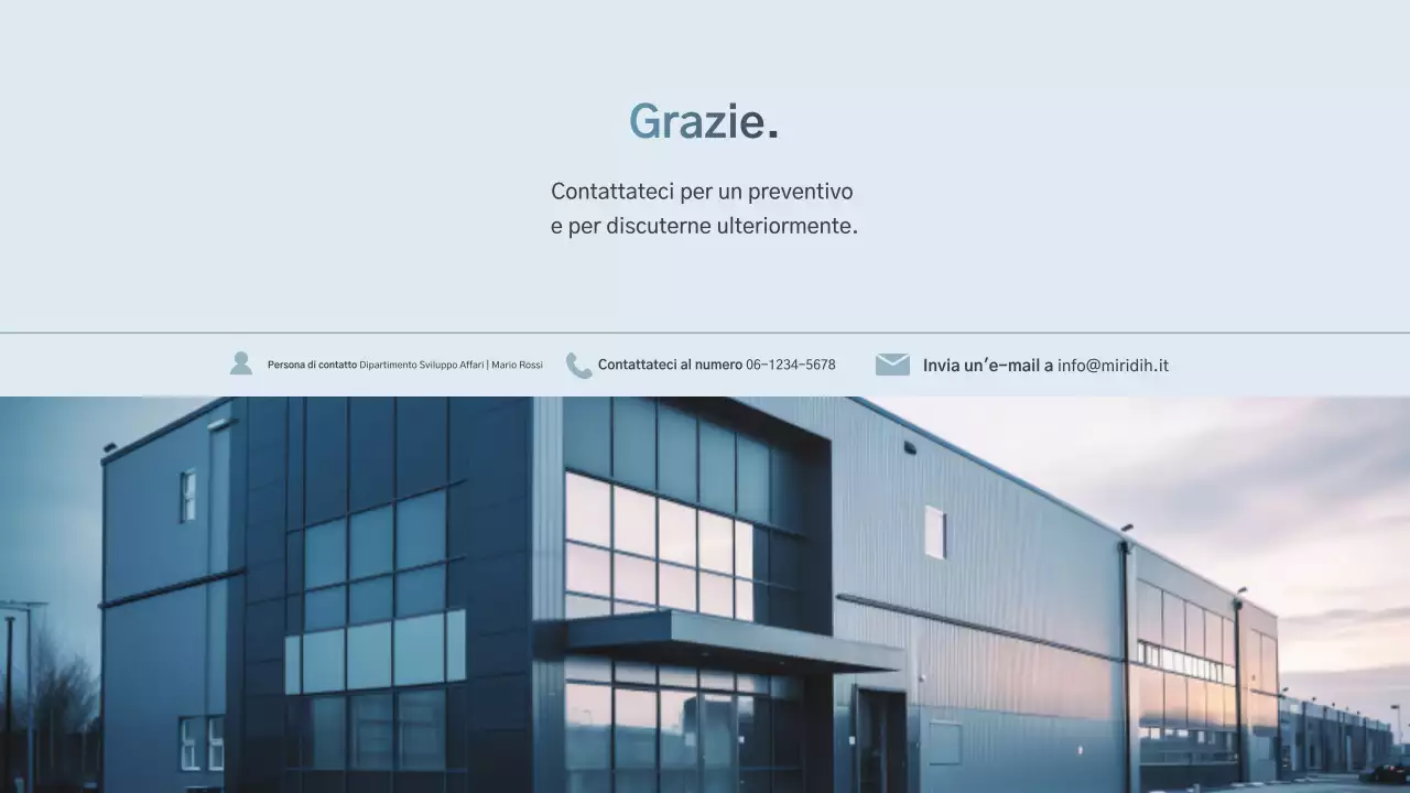 Proposta di packaging moderno blu cielo