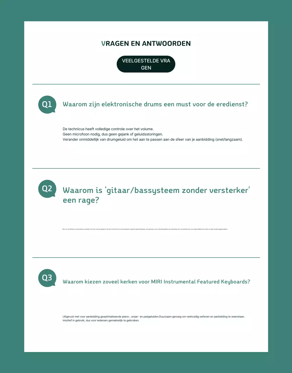 Gids voor groene moderne muziekapparatuur