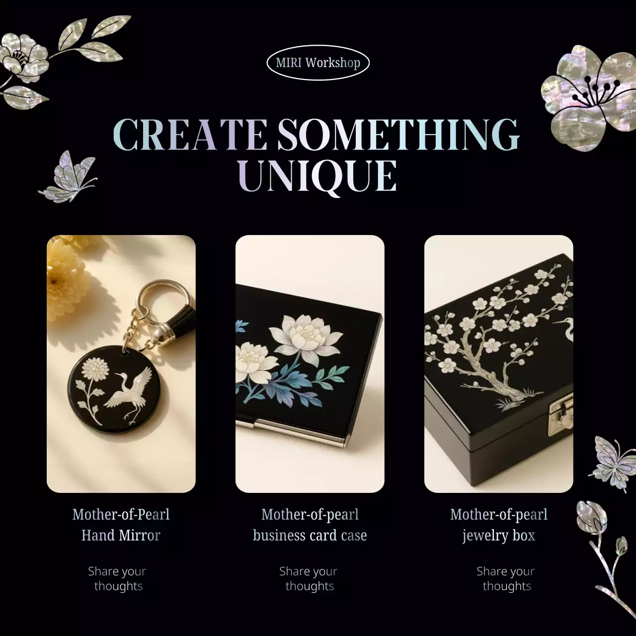 black traditional crafts class