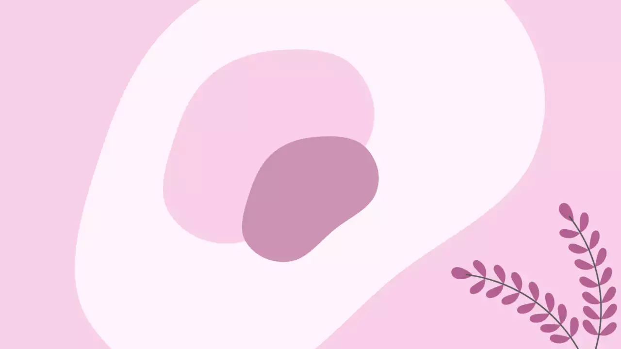 핑크 미니멀 디자인 엽서