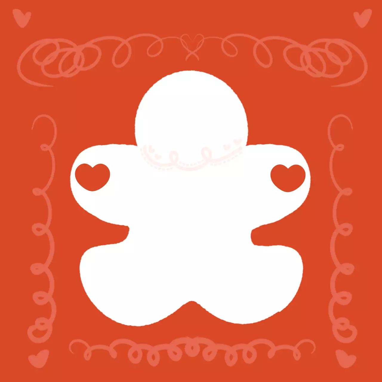 빨깅 진저 하트 프레임