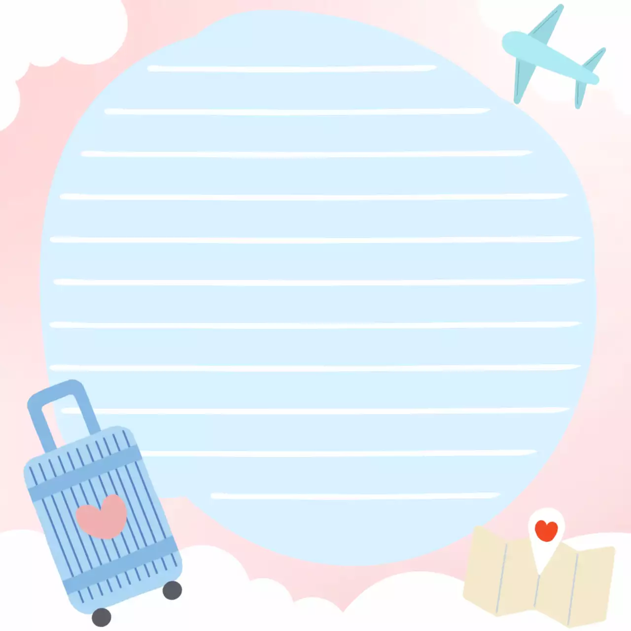 파스텔톤 심플한 여행기록 노트