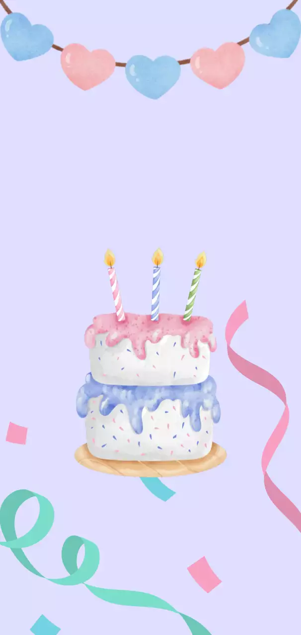 purple playful birthday invitation