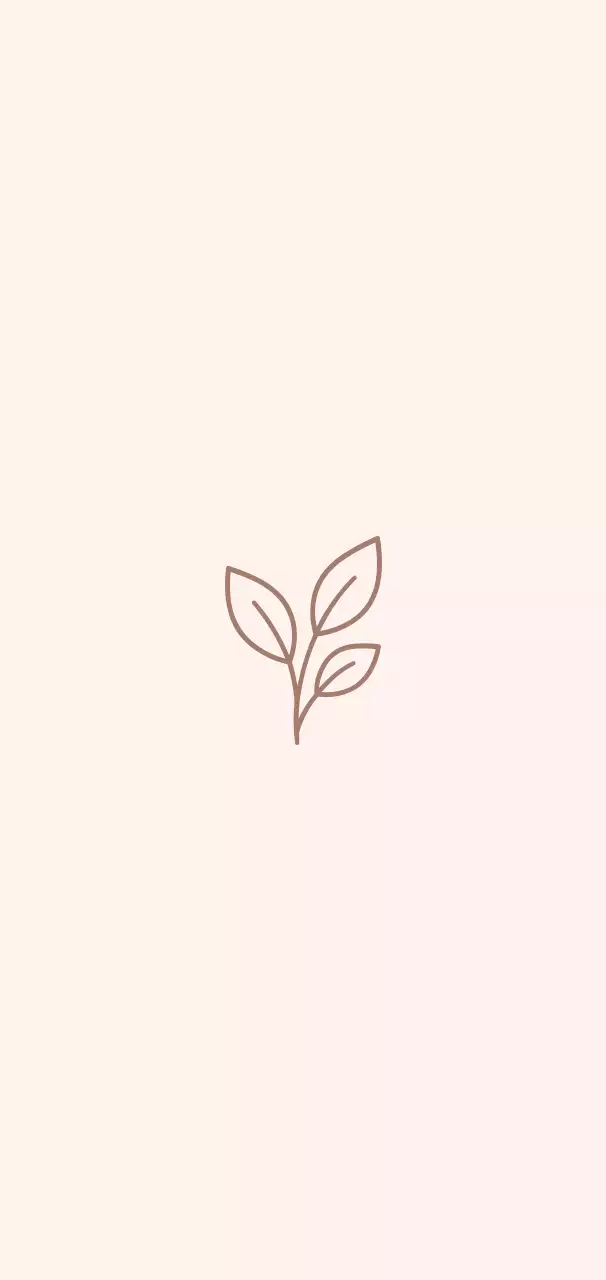 베이지 미니멀 자연 엽서