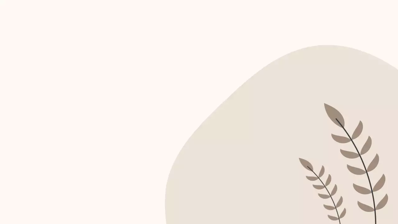 베이지 미니멀 자연 포토프레임