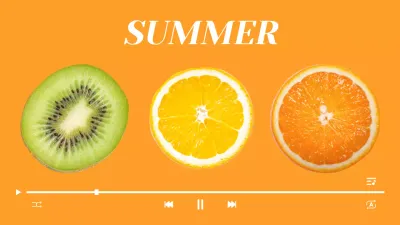 orange minimal summer playlist