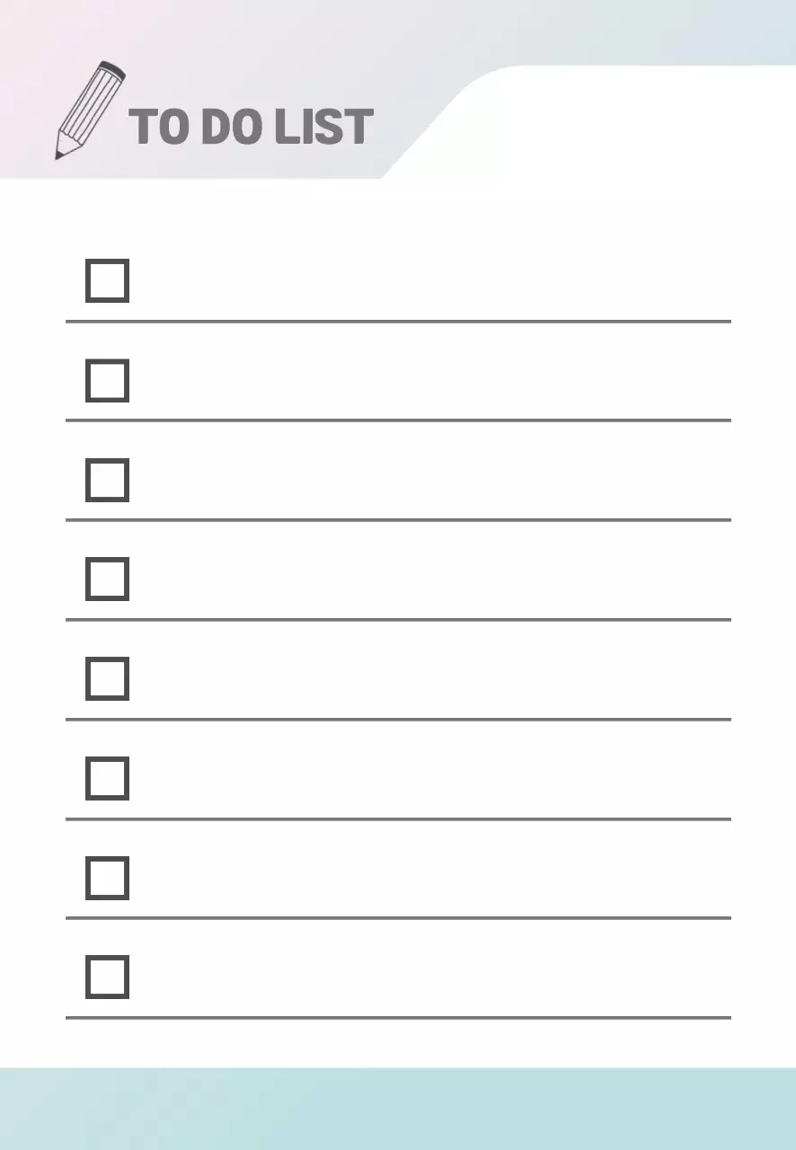 회색 미니멀 체크리스트 플래너