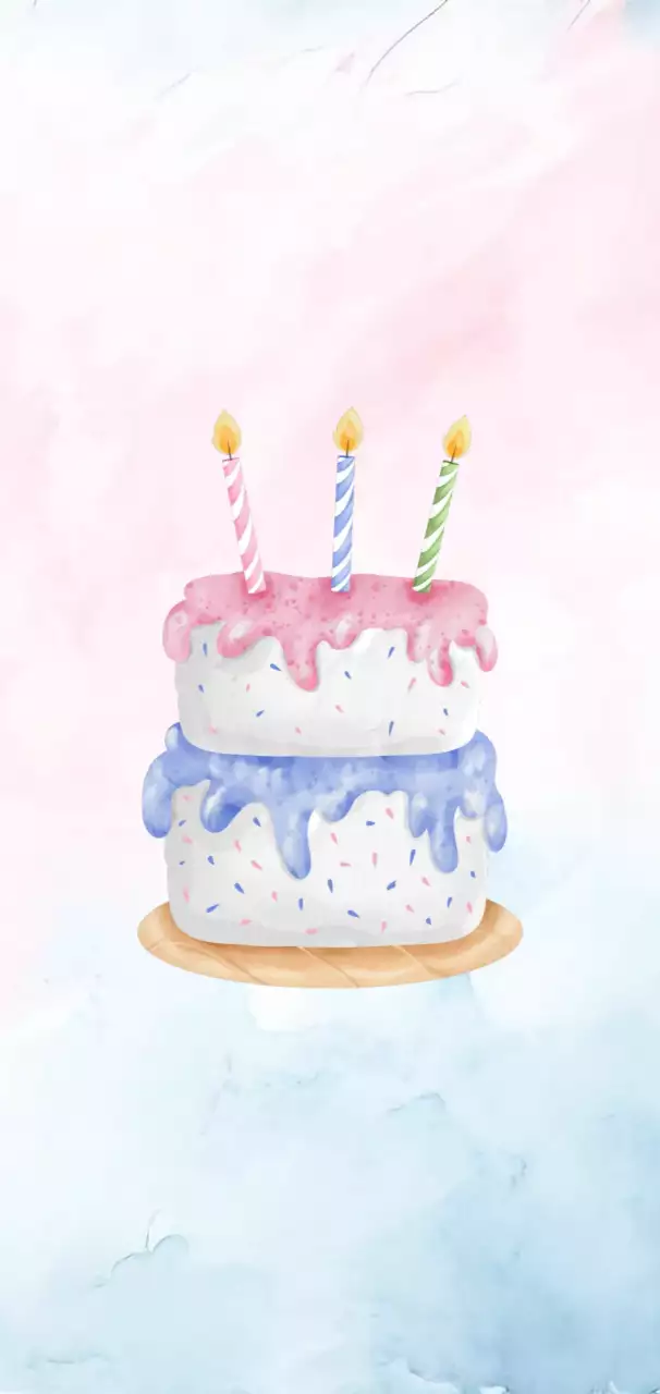 pastel aesthetic birthday invitation