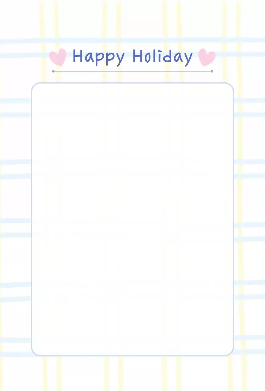 노랑 아기자기한 크리스마스 기념 인사