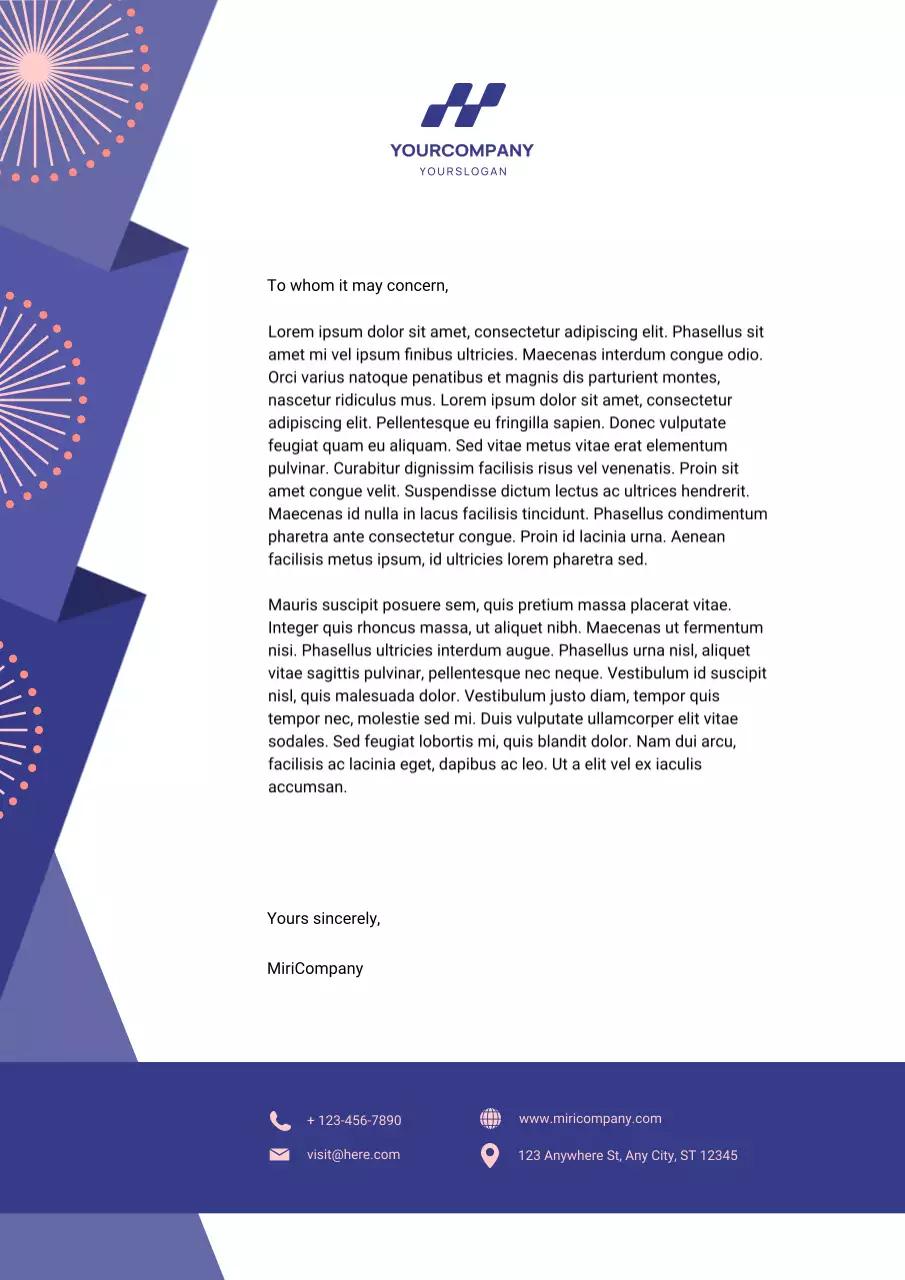 Scandinavian New Year Eve Celebration Letterhead Poster