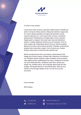 Scandinavian New Year Eve Celebration Letterhead Poster