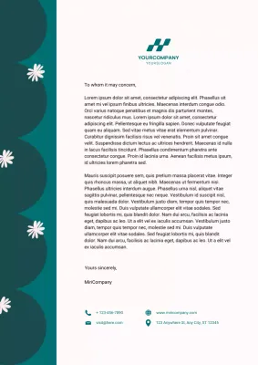 Hand-drawn New Year Eve Celebration Letterhead Poster