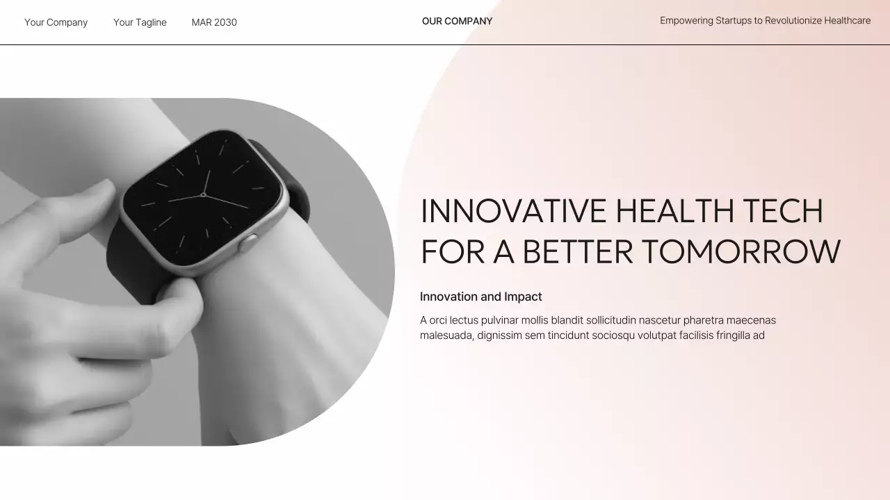 Beige Modern Health Presentation Pitch