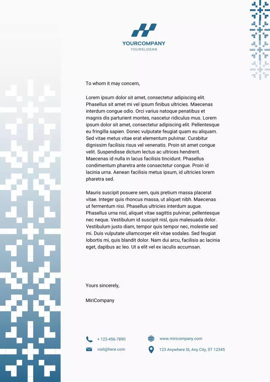 Abstract New Year Eve Celebration Letterhead Poster