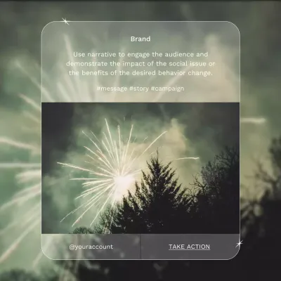 Navy Traditional Fireworks Campaign Social Media Post