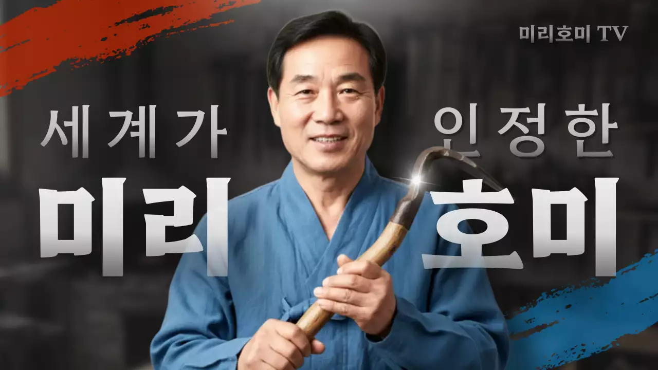 전통 호미 장인 홍보