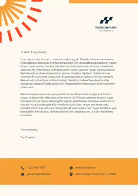 Minimalism New Year Letterhead Poster