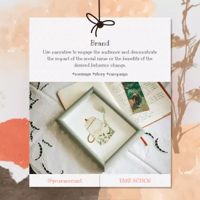 Orange Modern Fireworks Promotion Social Media Post