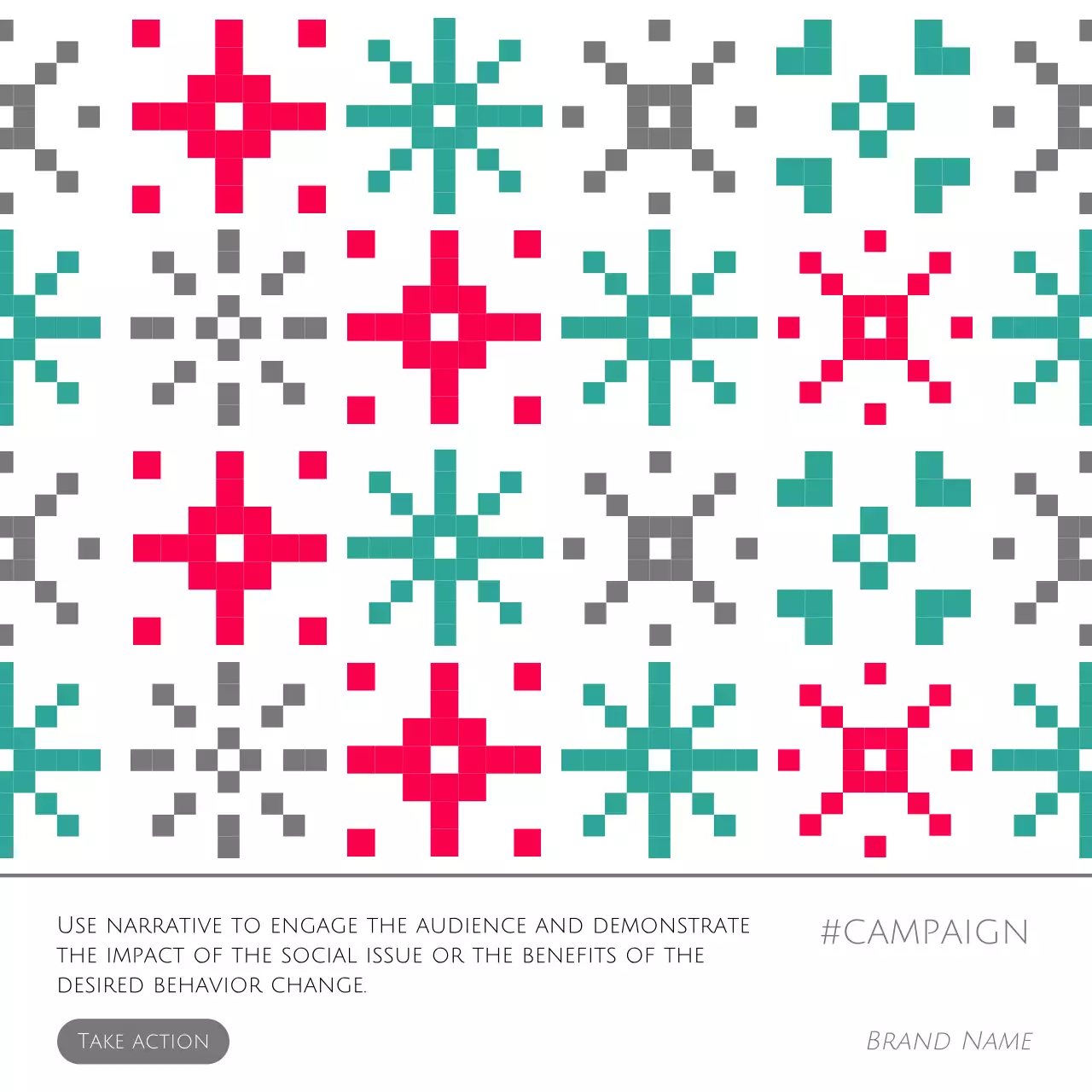 Colorful Geometric Campaign Promotion Social Media Post