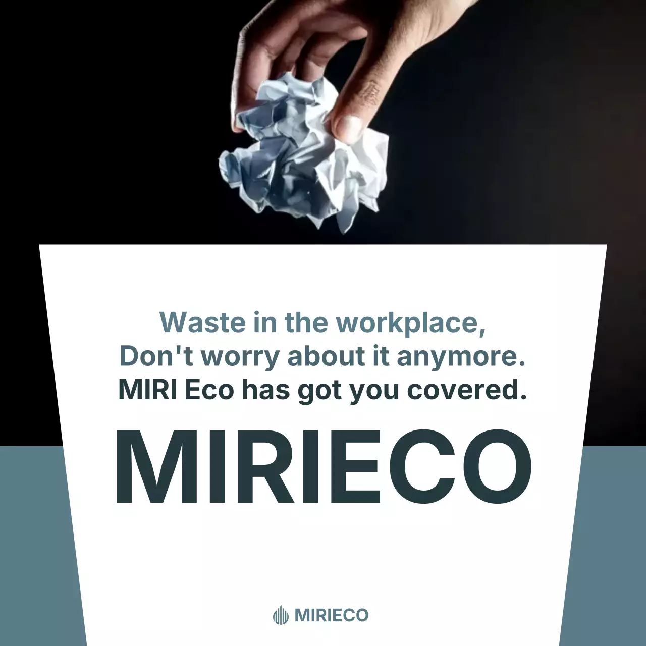 quảng cáo nơi làm việc tối giản màu xám