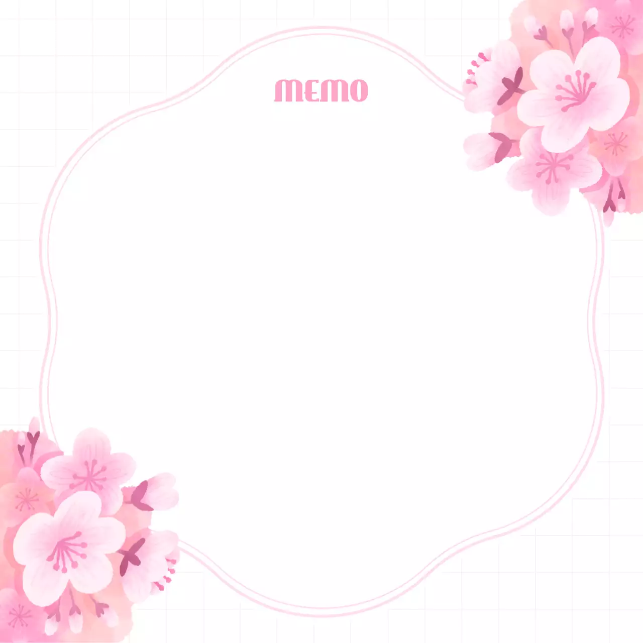 Perencana Catatan Bunga Merah Muda