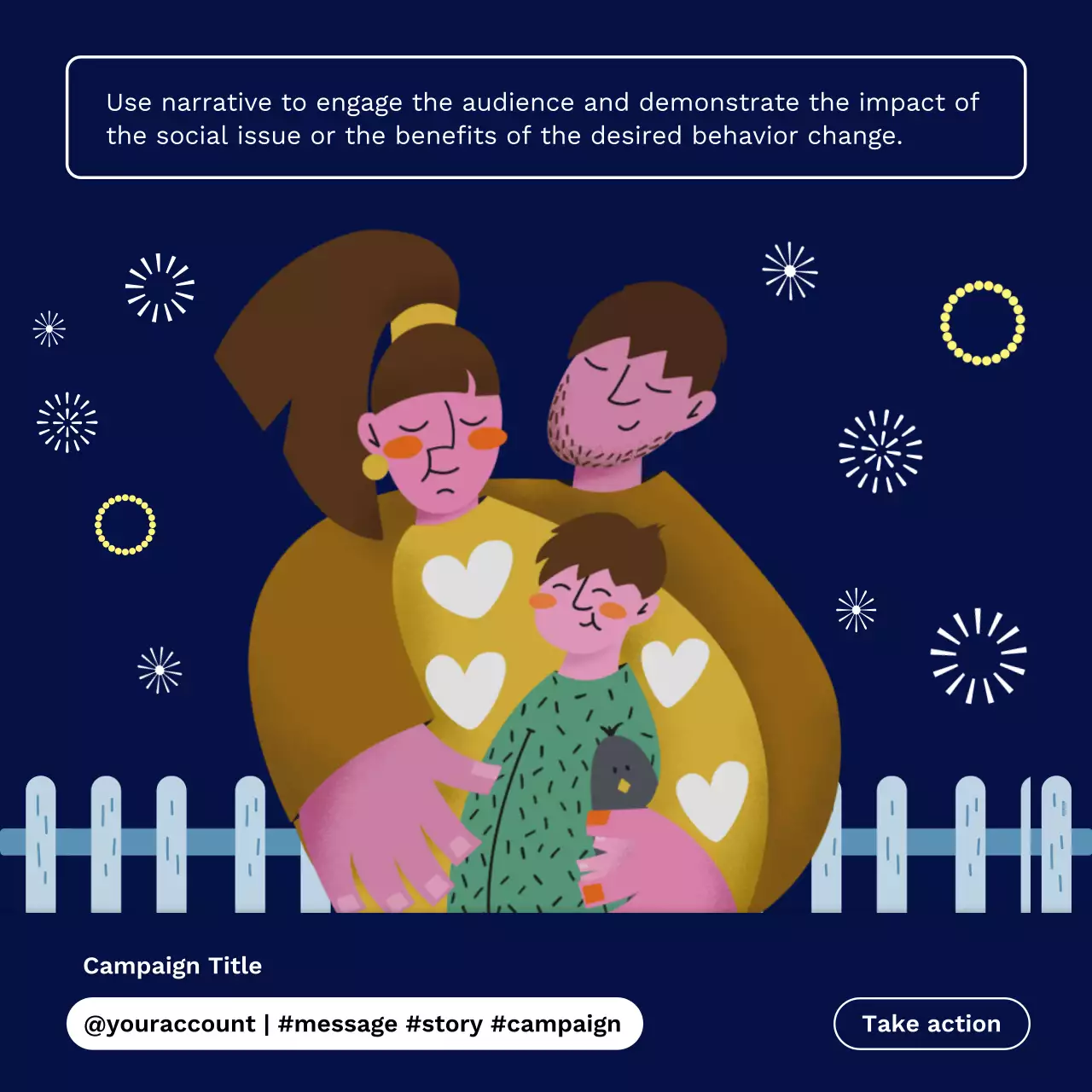 Navy Modern Family Campaign Social Media Post