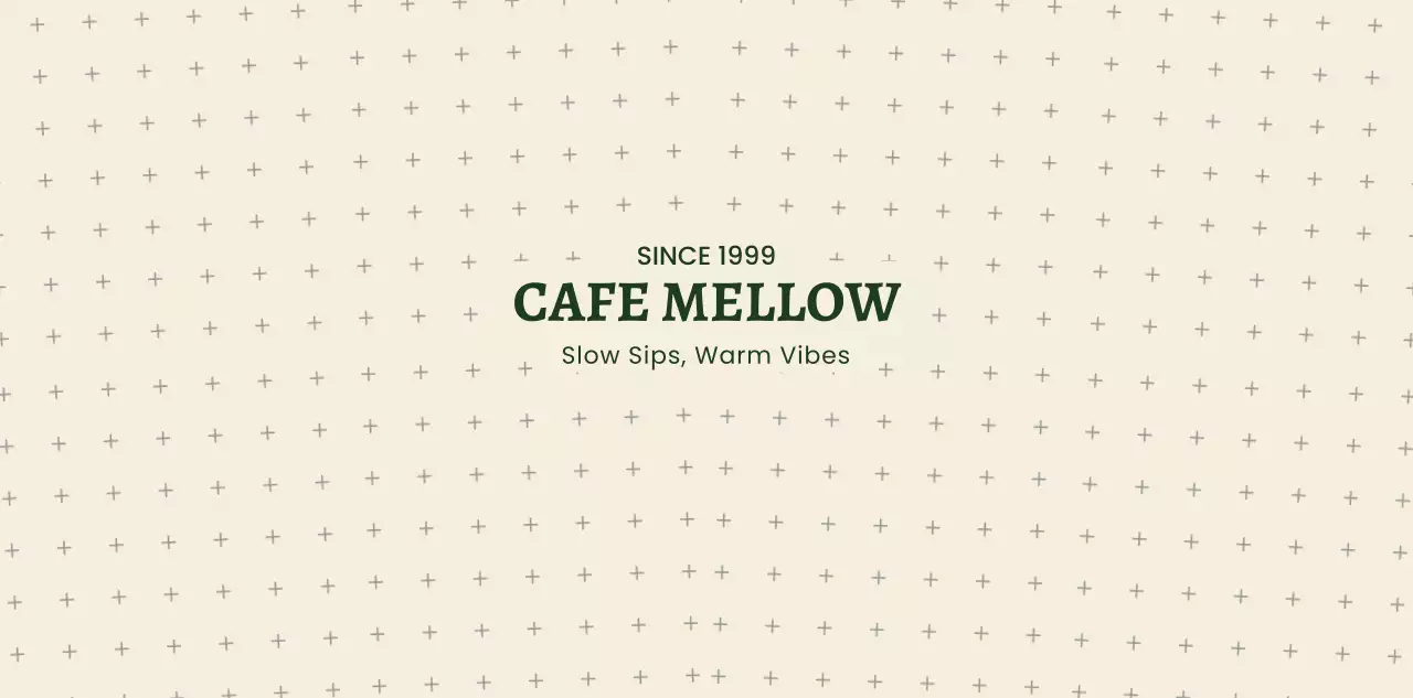 베이지 심플 카페 홍보