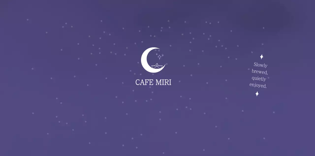 보라 심플 카페 로고