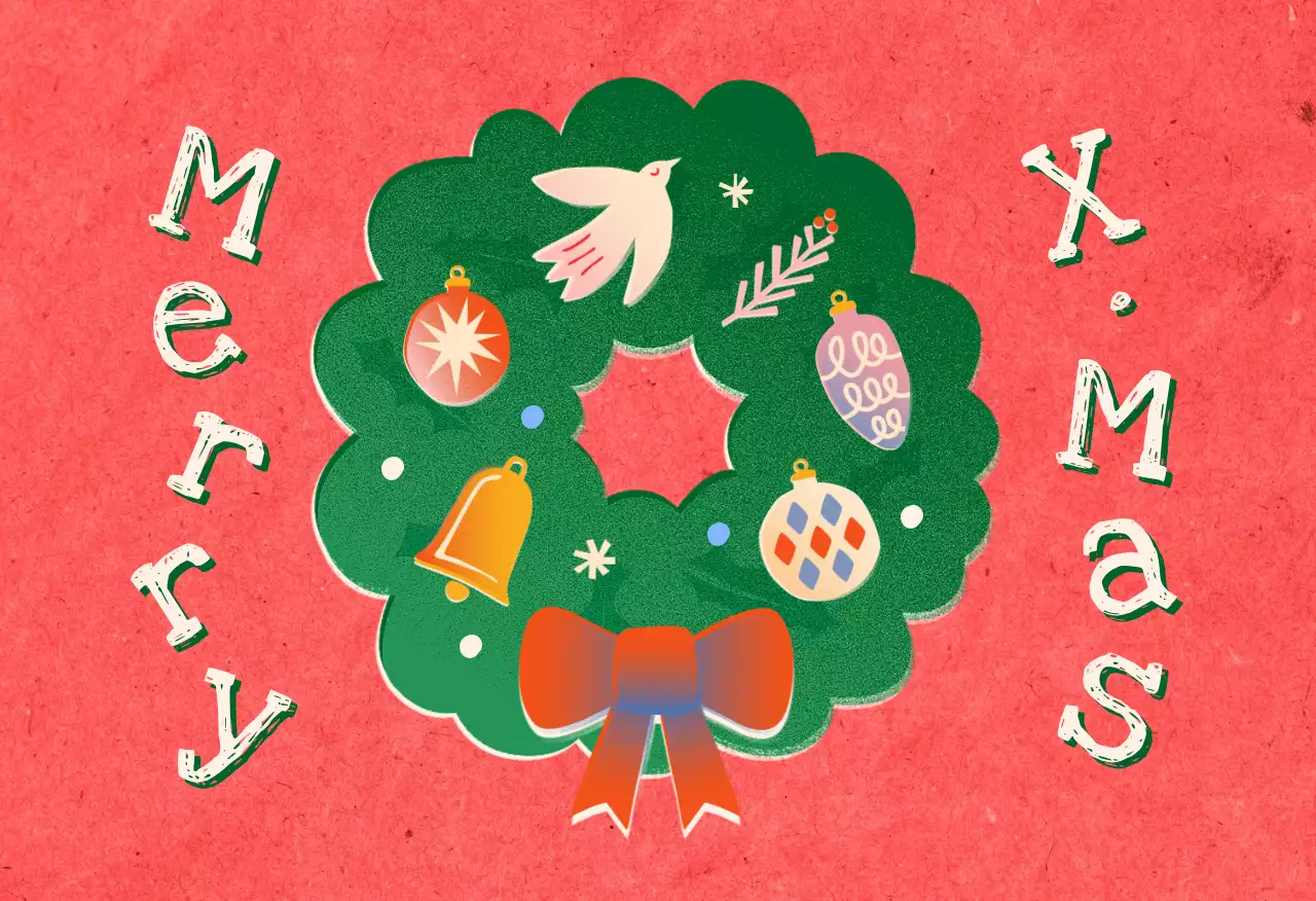 赤 かわいい クリスマス カード