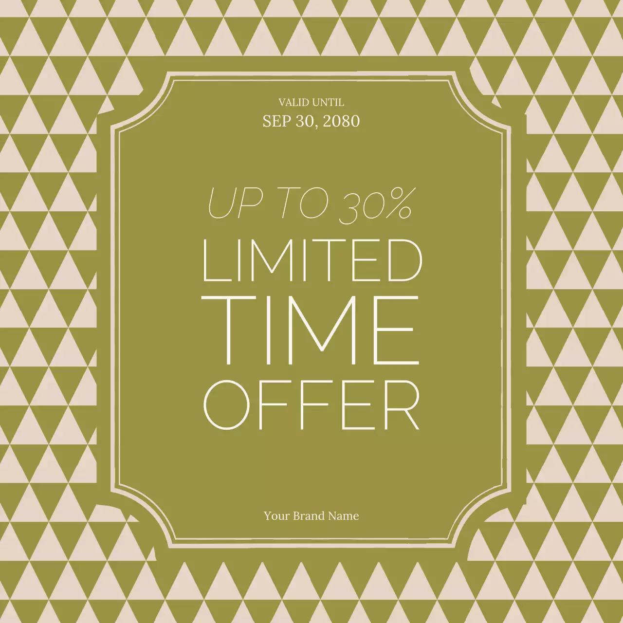 Red Vintage Christmas Sale Promotion Instagram Post